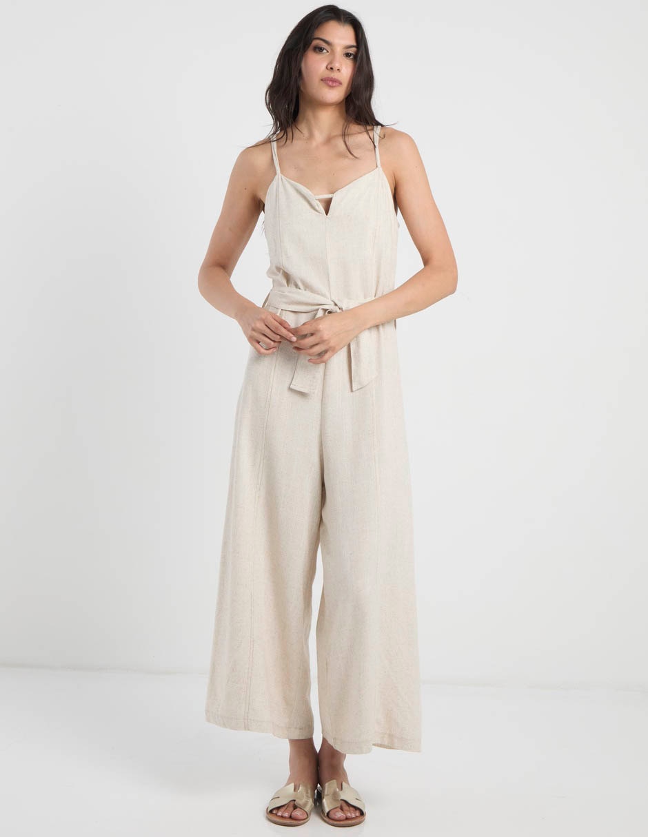 Jumpsuit coffee bean casual para mujer