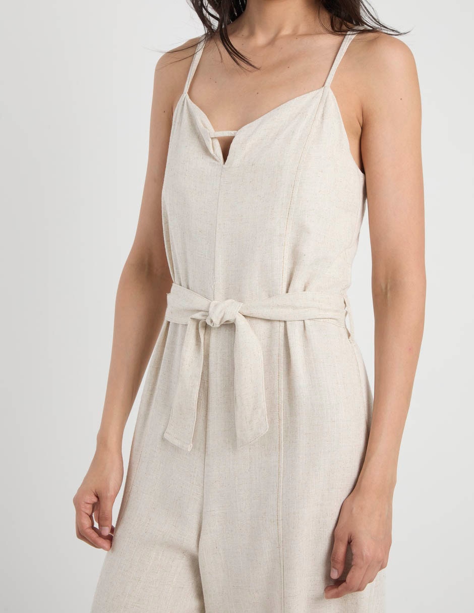 Jumpsuit coffee bean casual para mujer