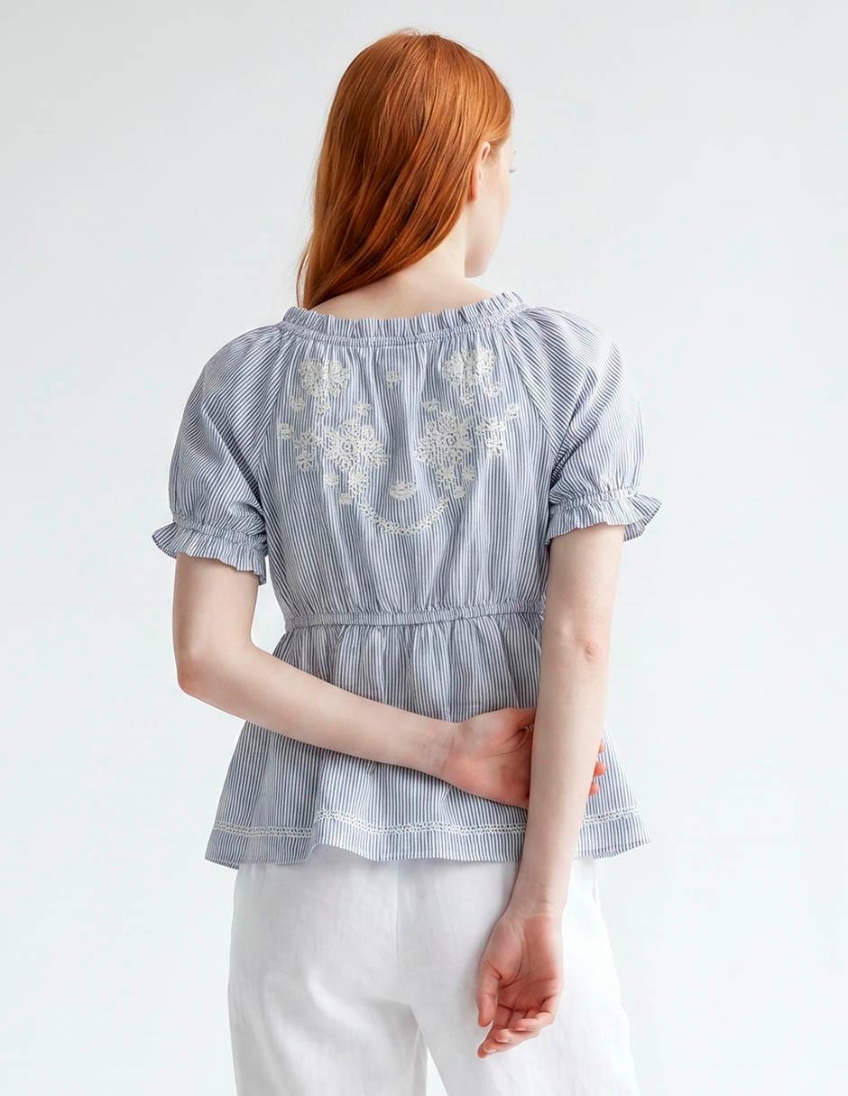 Blusa manga corta para mujer 2