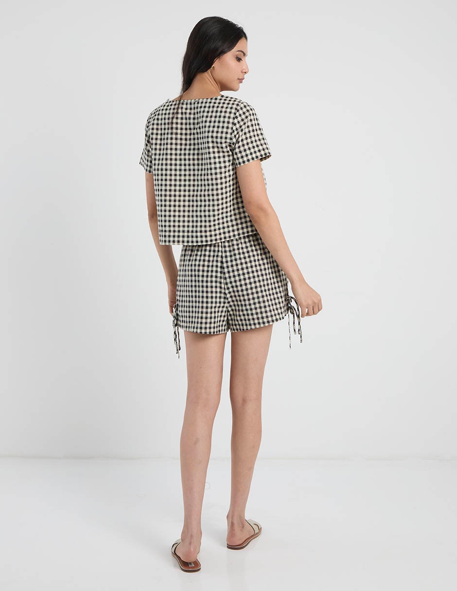 Blusa manga al codo para mujer 6