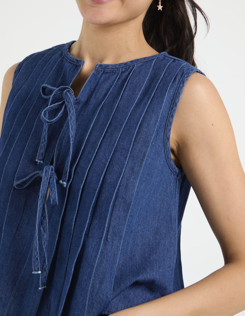 Blusa sin manga para mujer 3