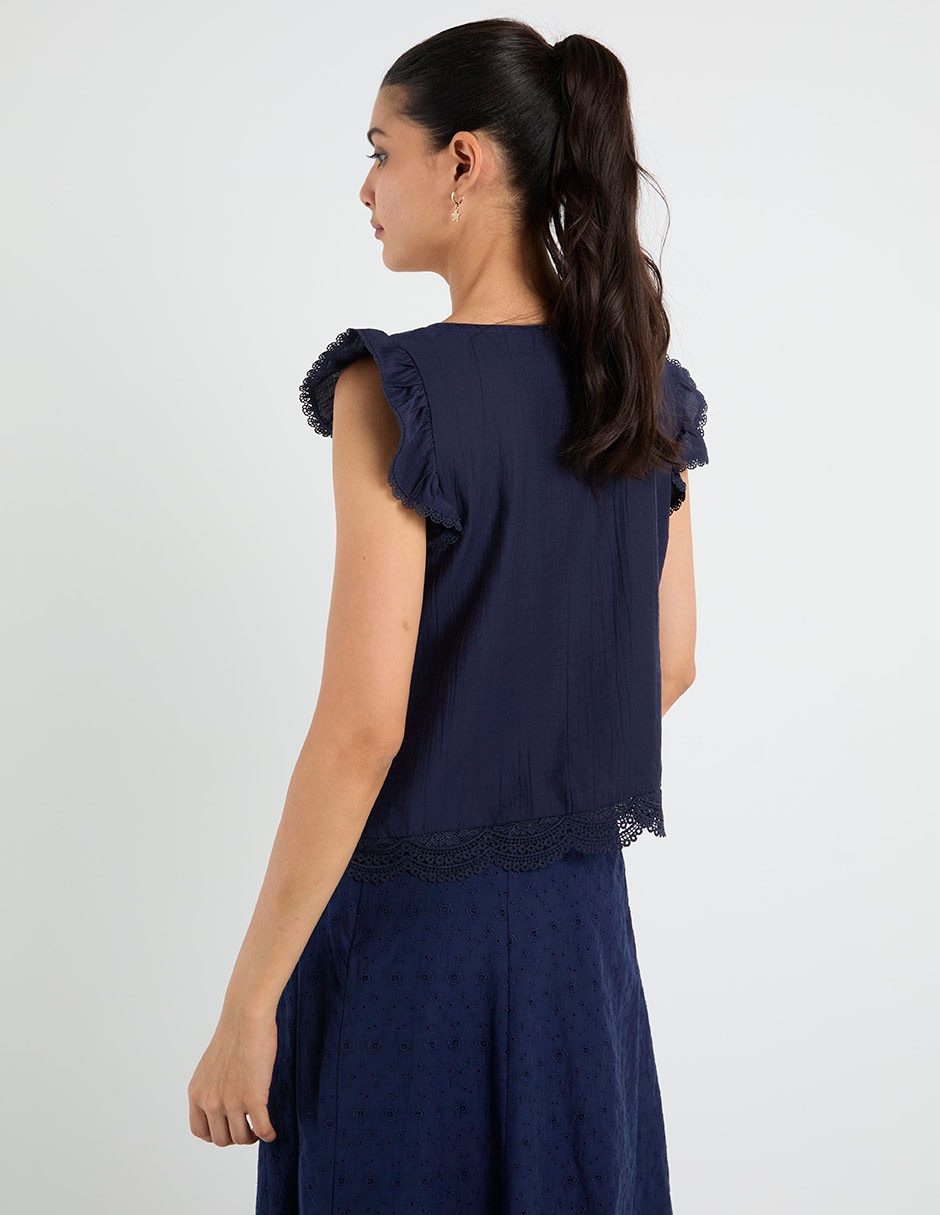 Blusón "manga" corta "para mujer" 4