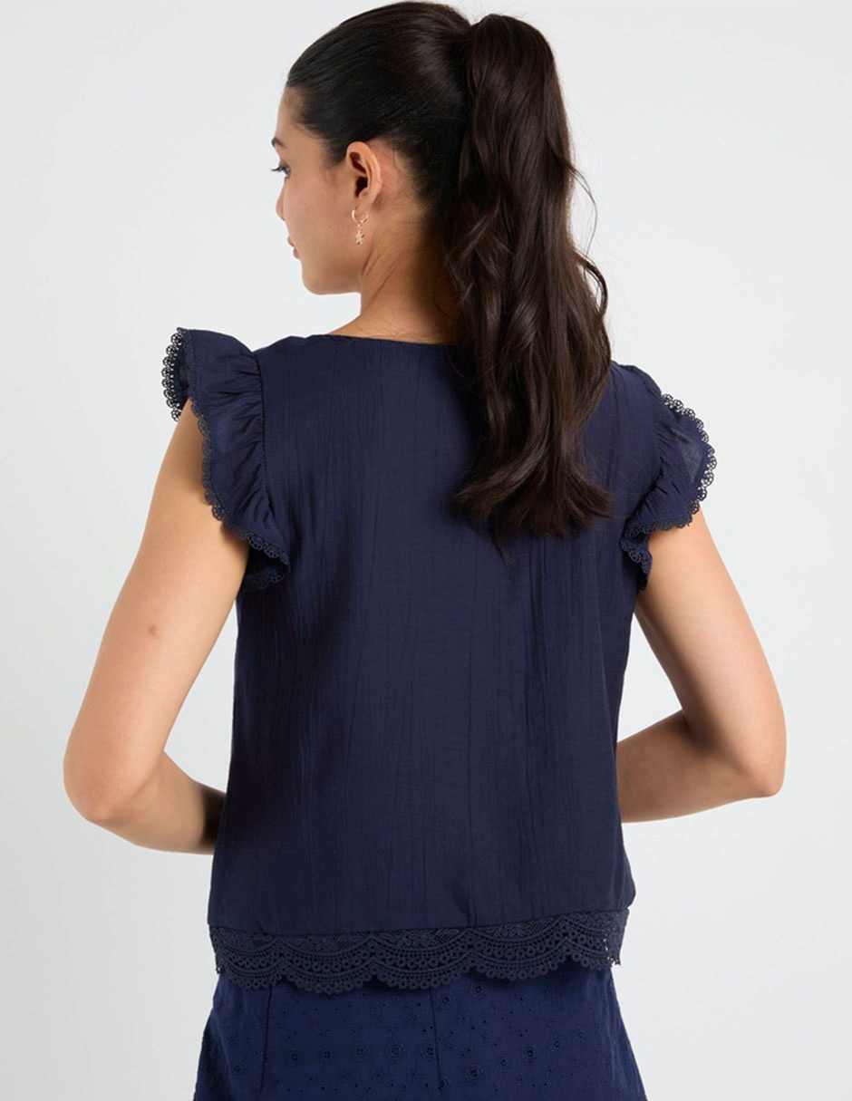 Blusón "manga" corta "para mujer" 5