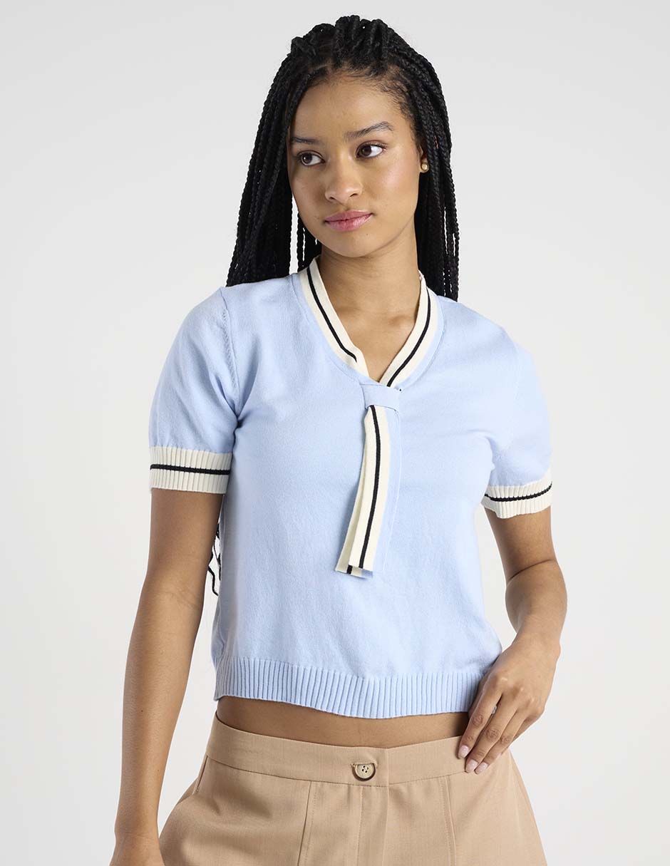 Blusa manga corta para mujer 1