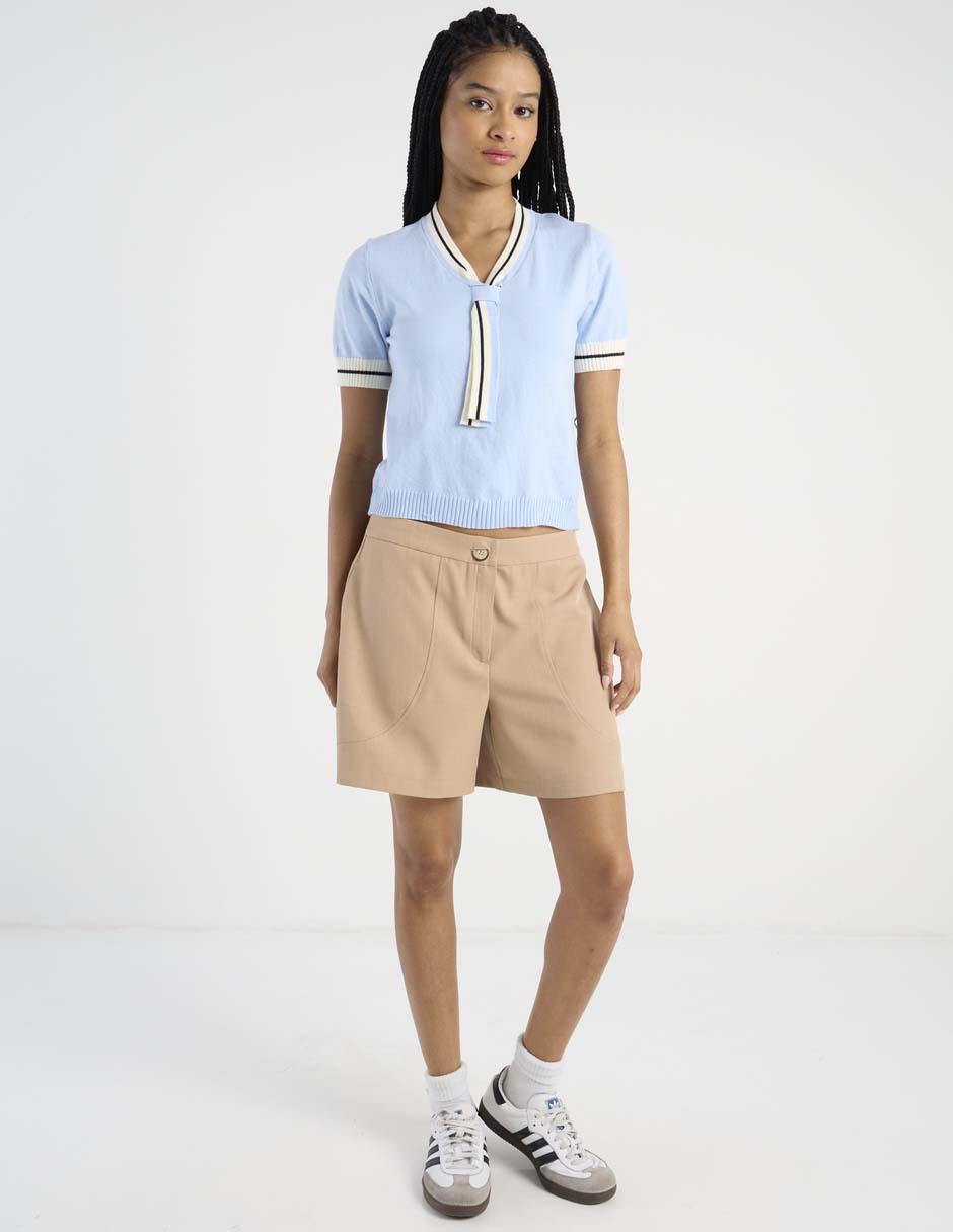 Blusa manga corta para mujer 3