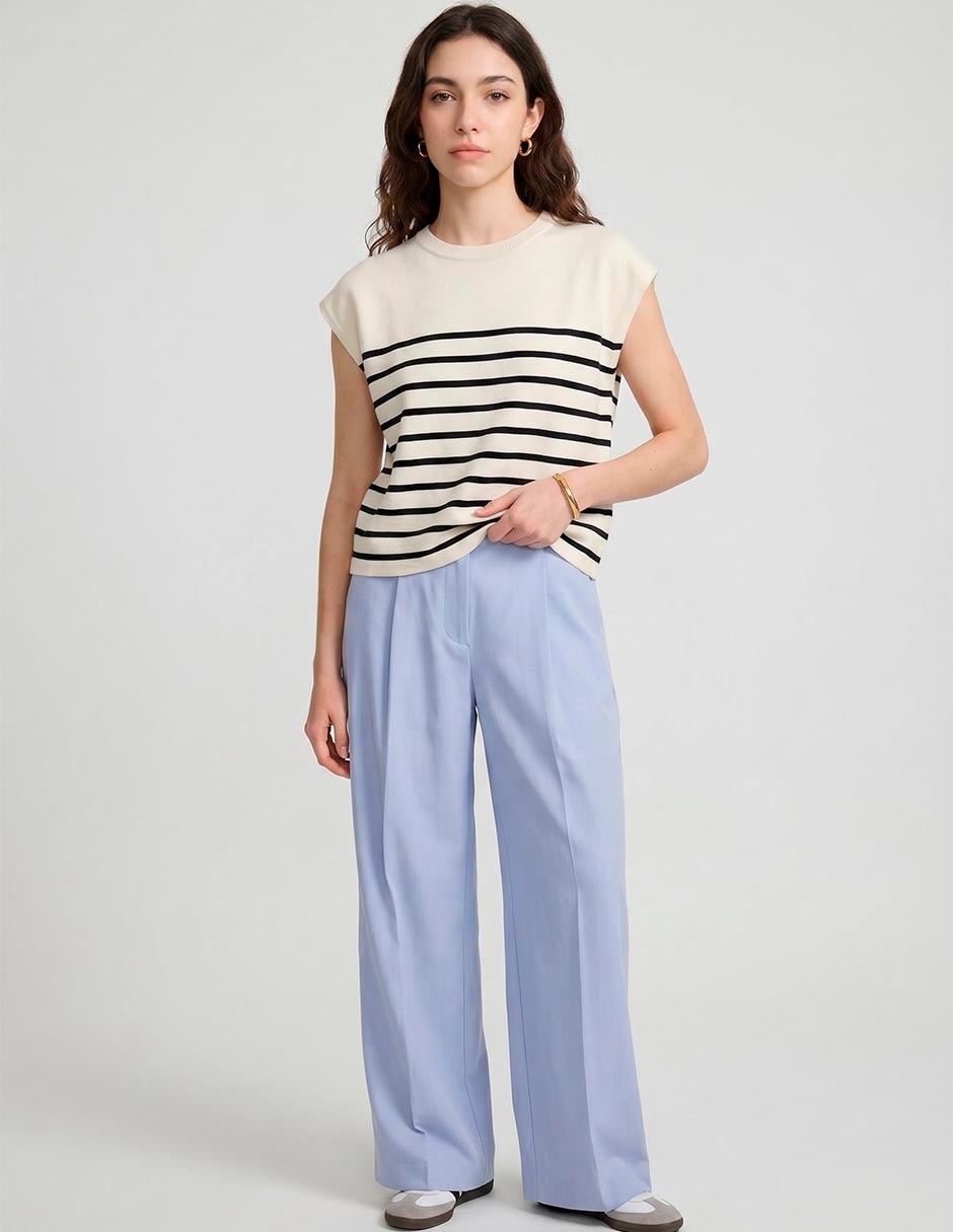 Blusa Coffee Bean manga corta para mujer