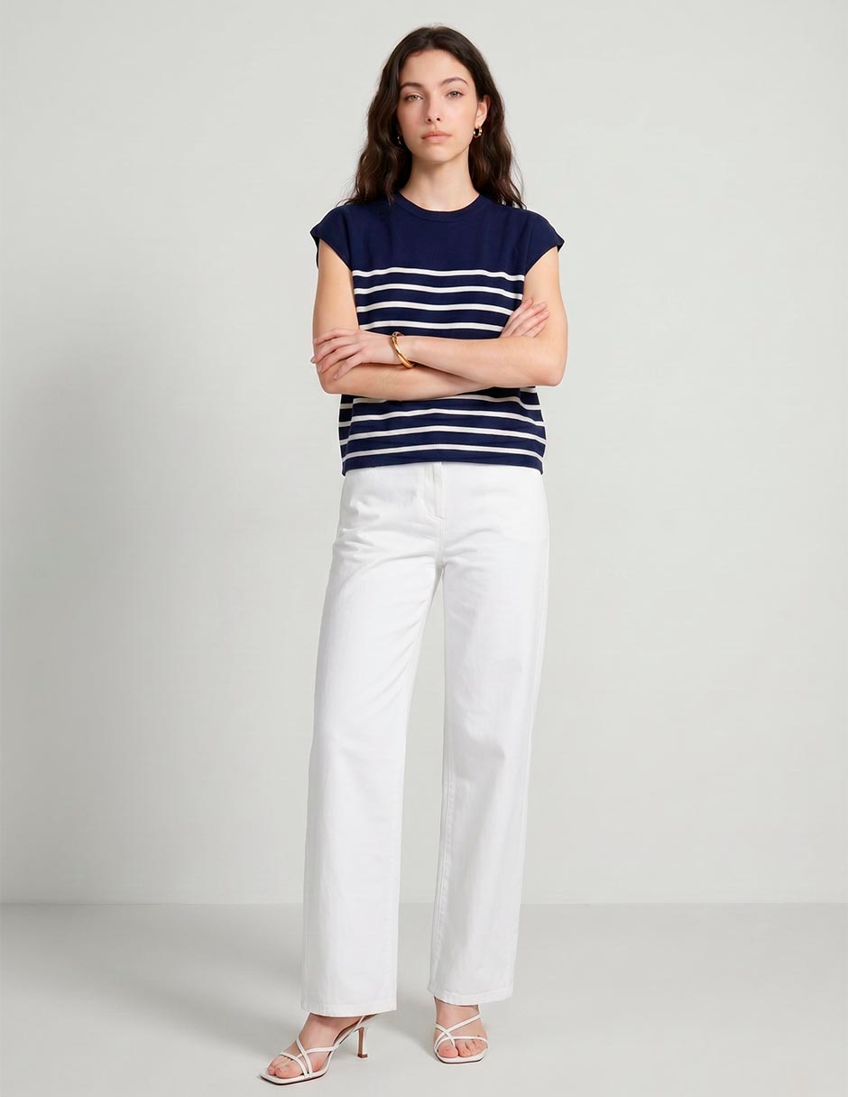 Blusa manga corta para mujer 3