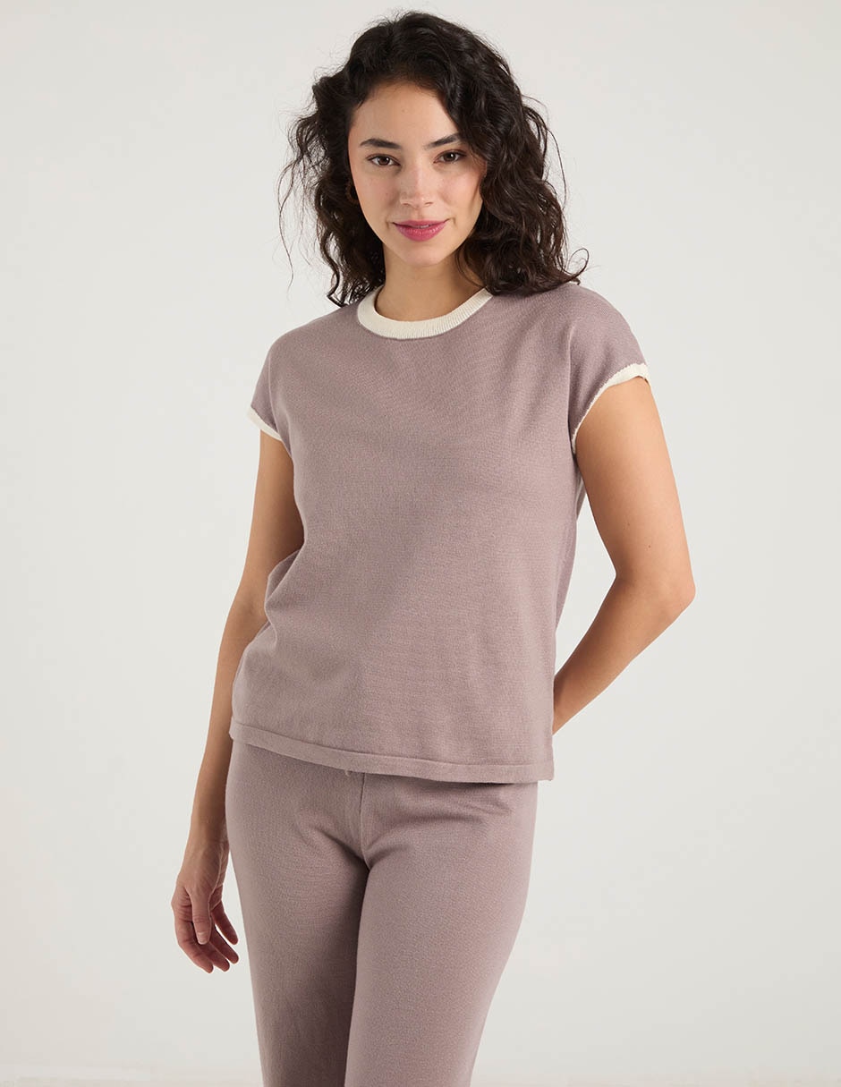 Blusa manga corta para mujer 2