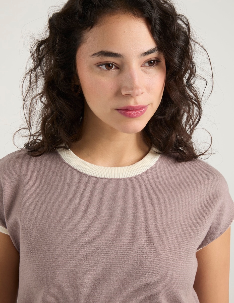 Blusa manga corta para mujer 4