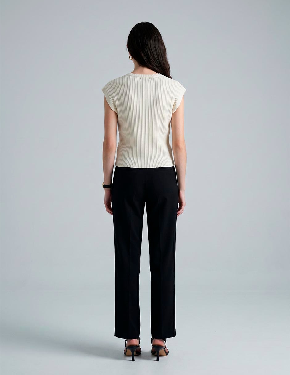 Blusa coffee bean manga 3/4 para mujer
