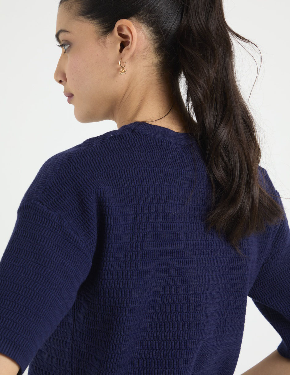Blusa manga al codo para mujer 5