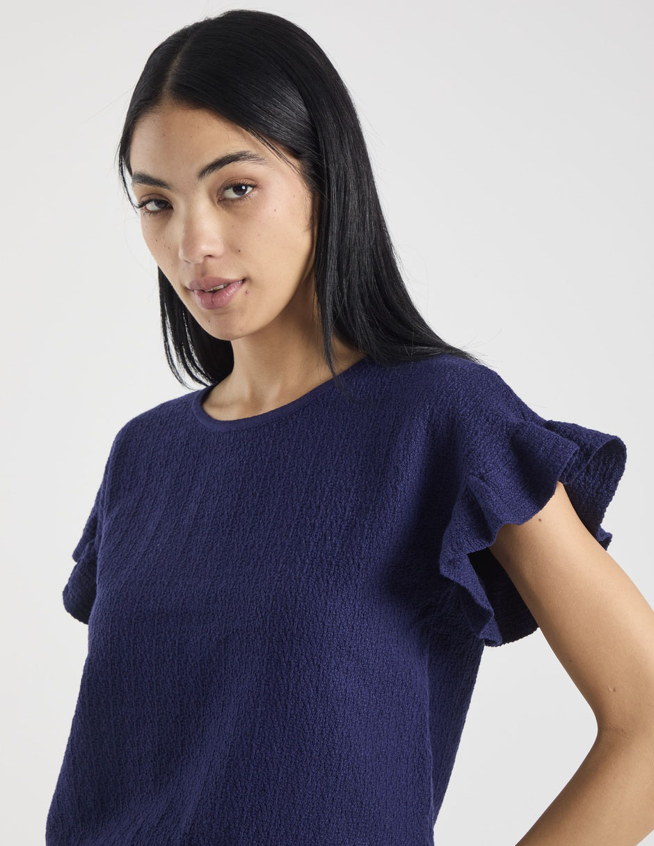 Blusa manga corta para mujer 3