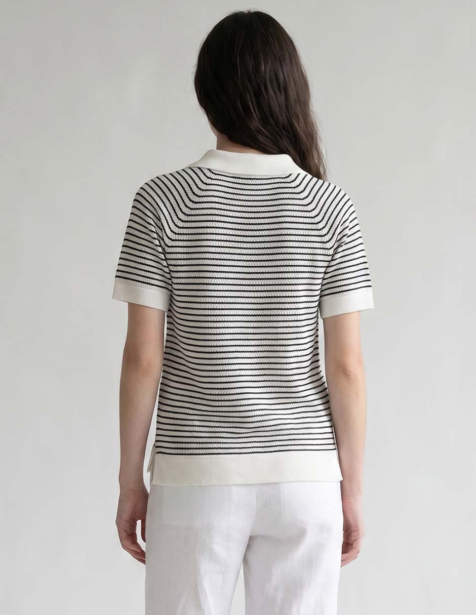 Playera tipo polo para mujer 2