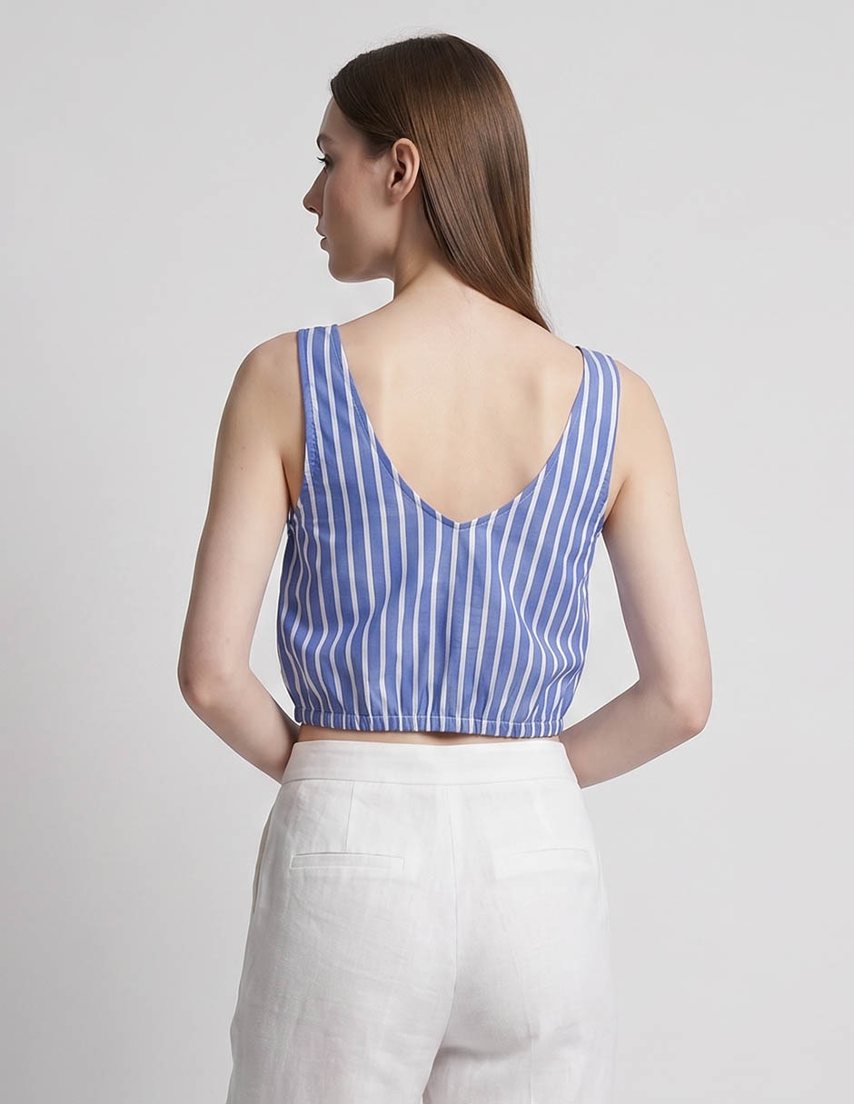 Blusa de tirantes Coffee Bean para mujer