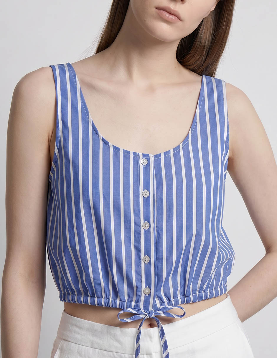 Blusa de tirantes Coffee Bean para mujer