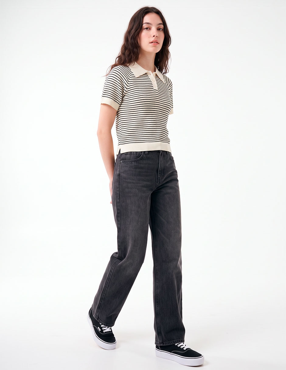 Playera tipo polo para mujer 3