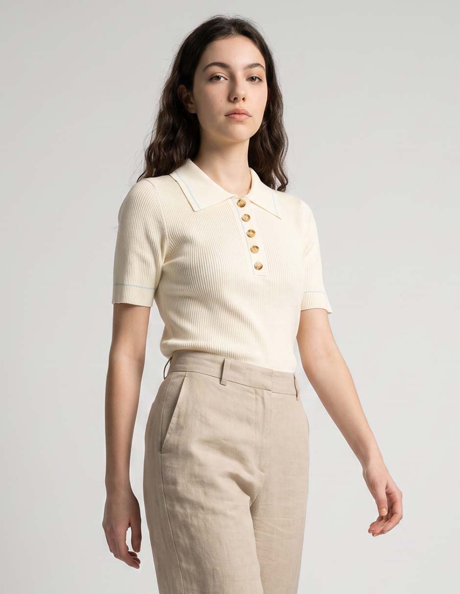 Playera tipo polo para mujer Playera tipo polo para mujer