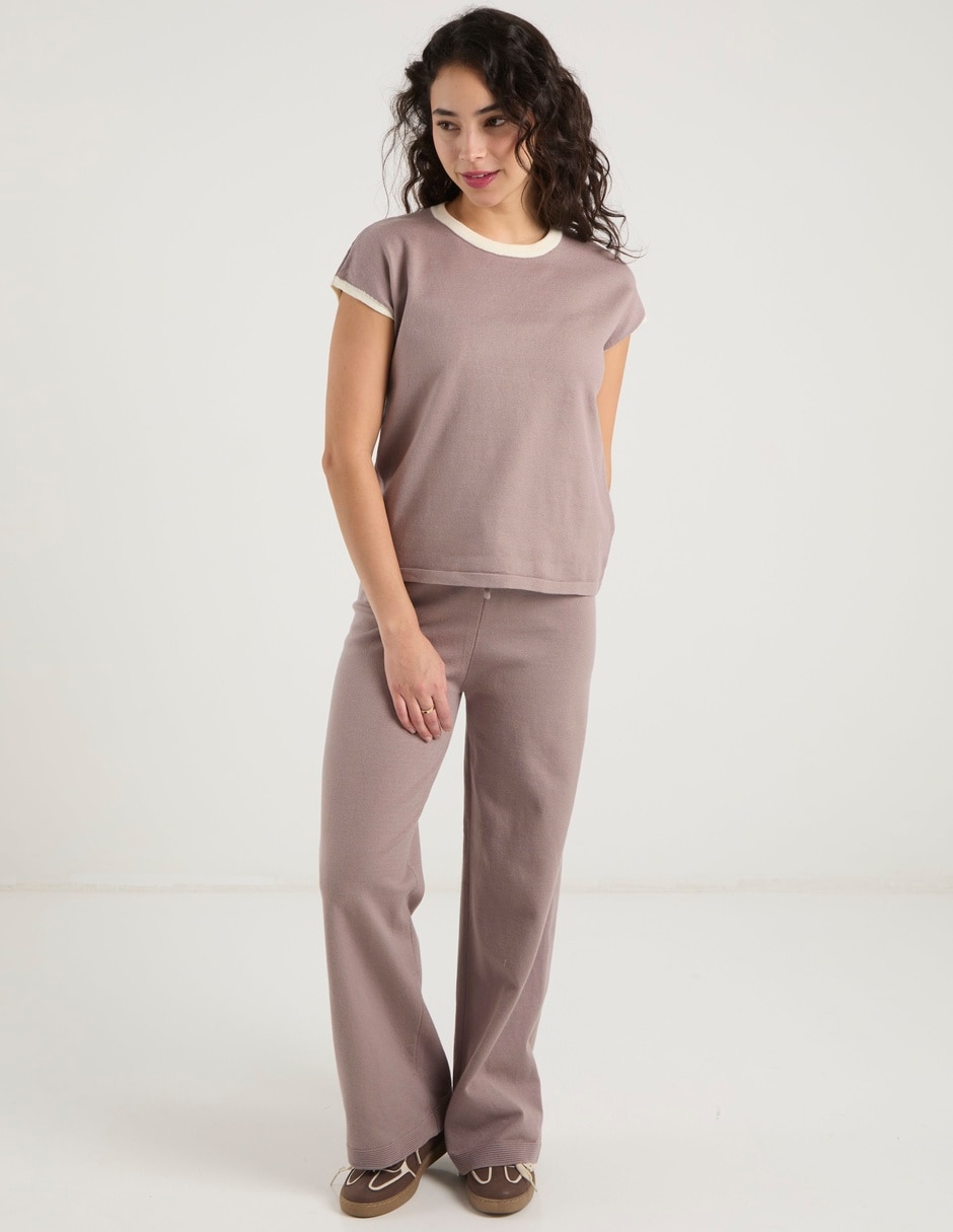 Pantalón relaxed relajado para mujer 3