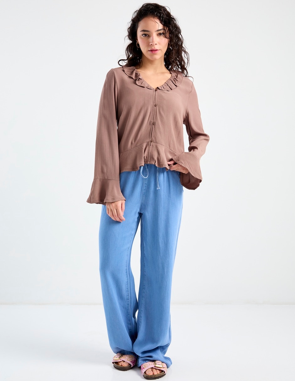 Pantalón relaxed para mujer 4