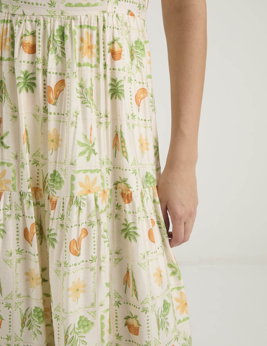 Vestido largo casual para mujer