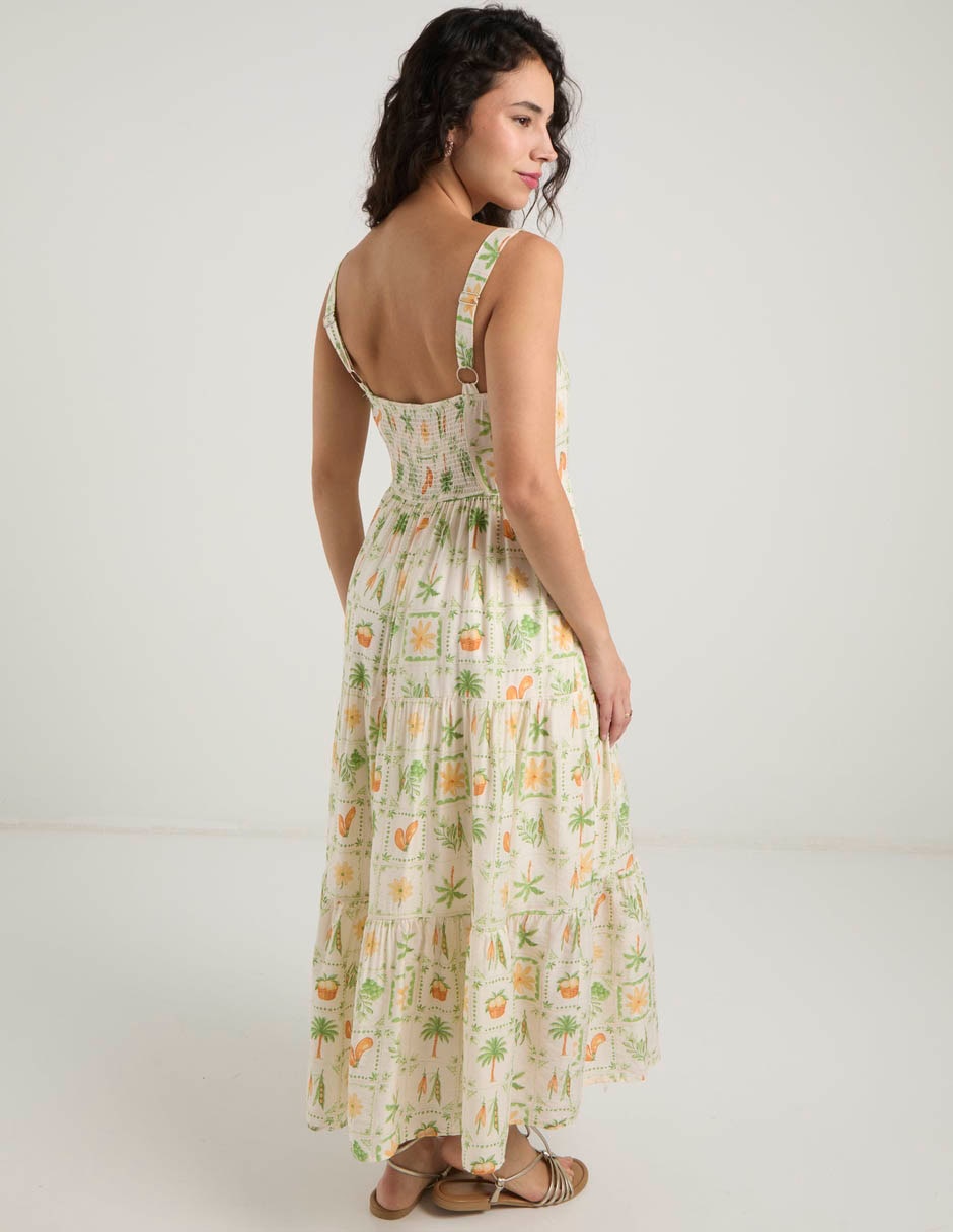 Vestido largo casual para mujer