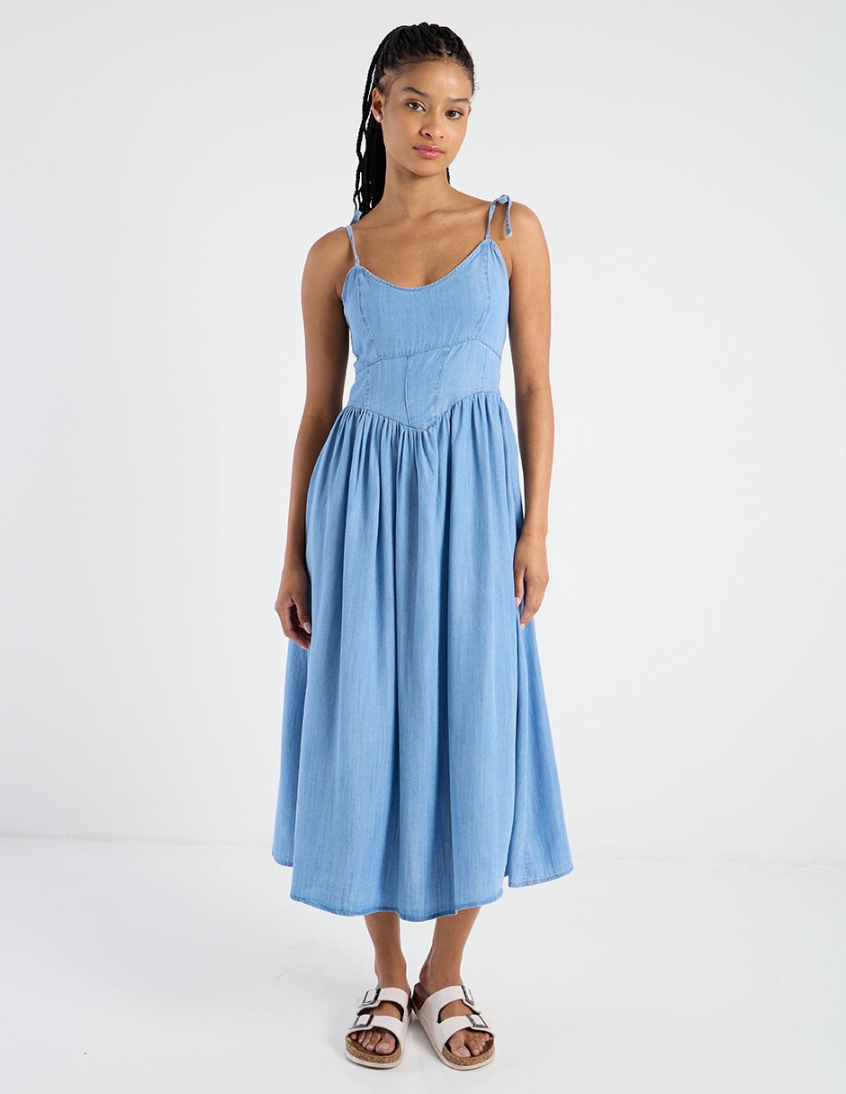 Vestido crop casual para mujer