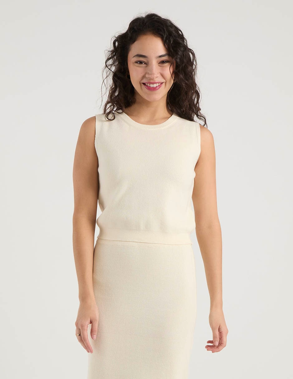 Top cuello redondo 16