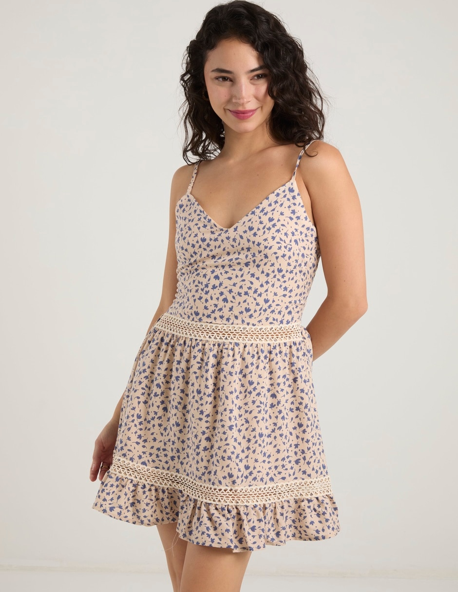 Vestido corto casual juniors para mujer