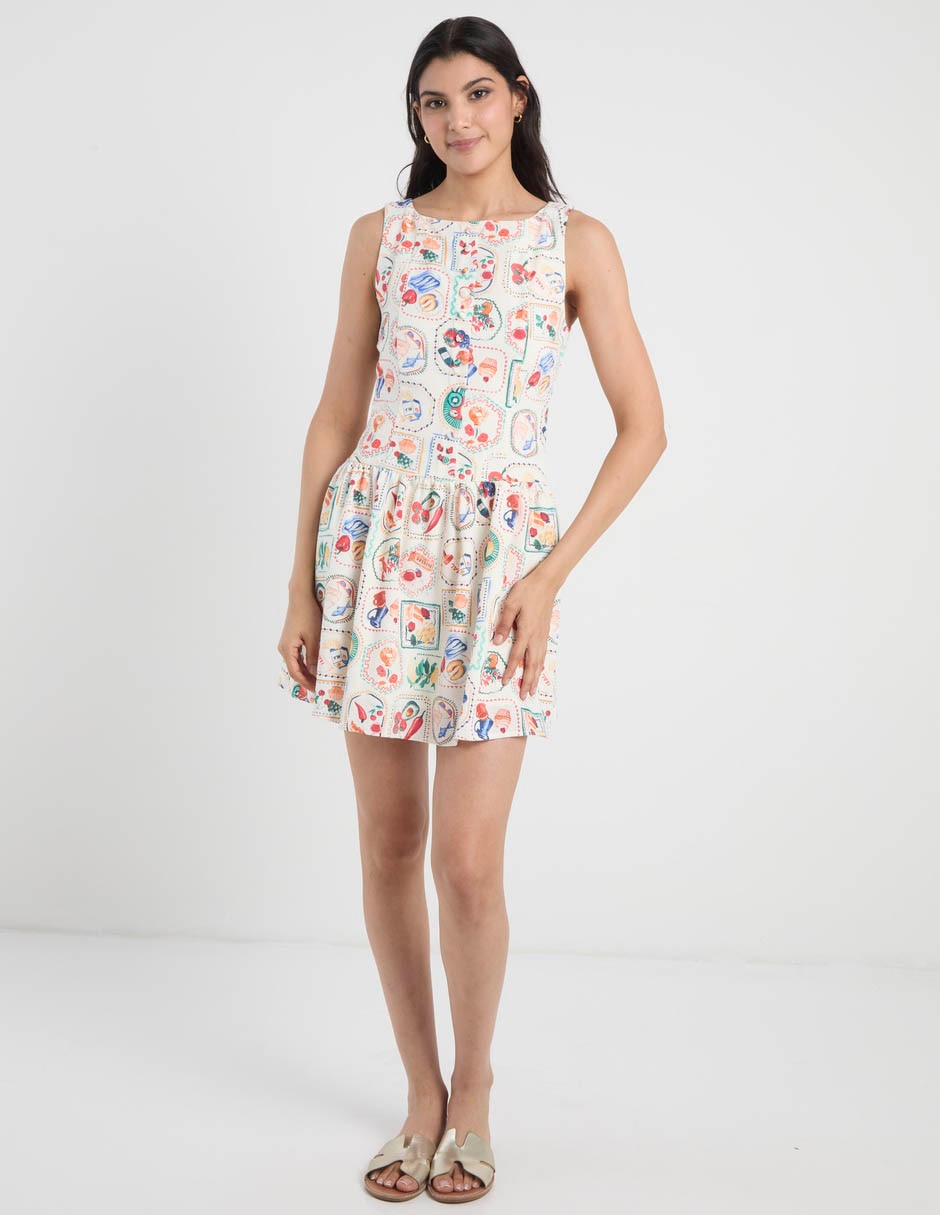 Vestido corto casual juniors para mujer 3