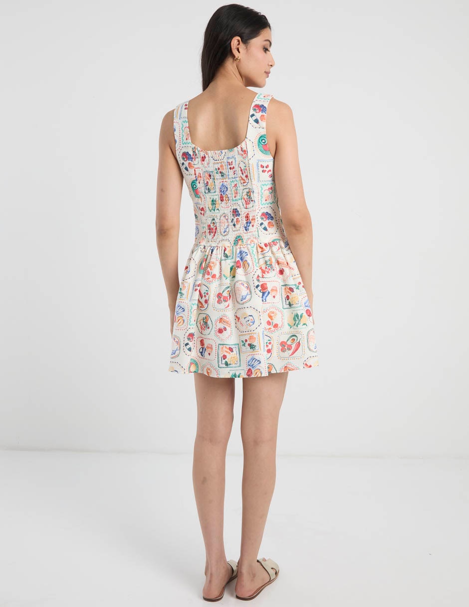 Vestido corto casual juniors para mujer 6