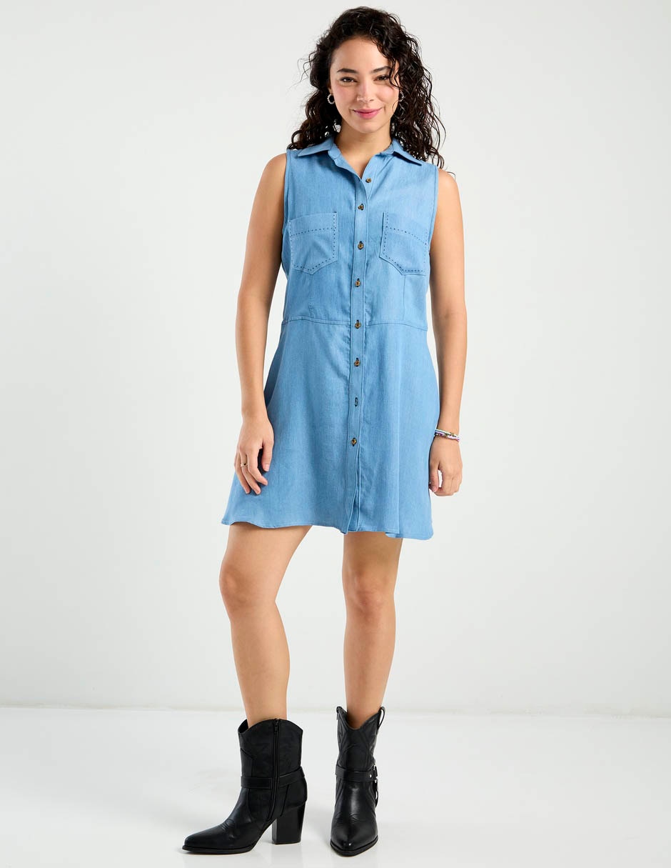 Vestido corto casual para mujer 2