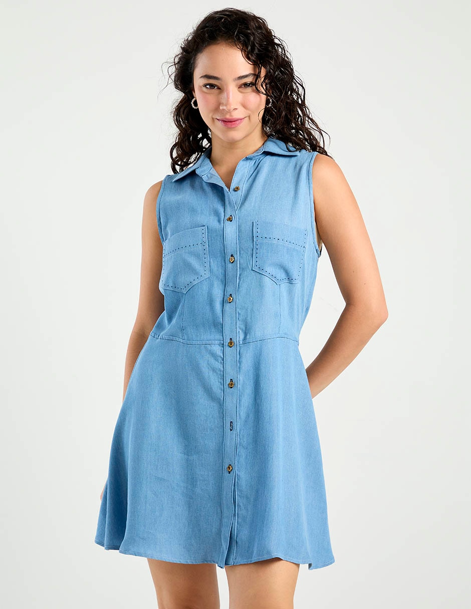 Vestido corto casual para mujer Vestido corto casual para mujer