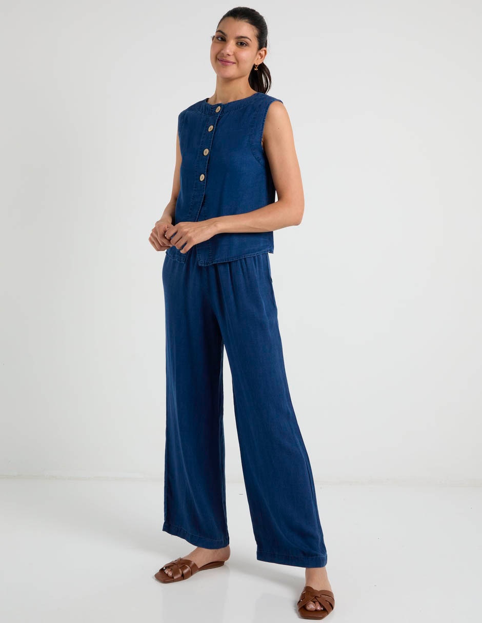 Pantalón easy pant wide leg para mujer 2