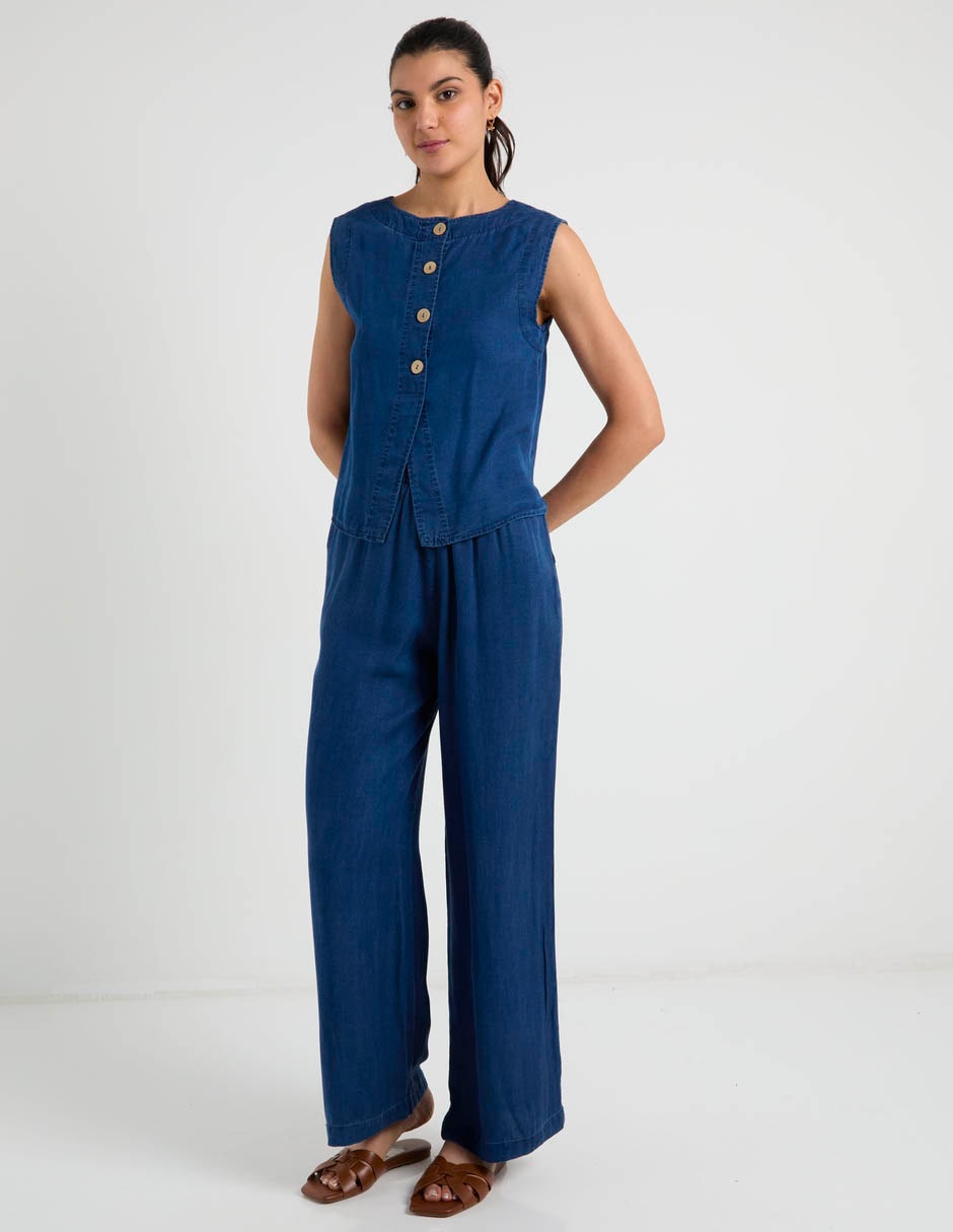 Pantalón easy pant wide leg para mujer 3