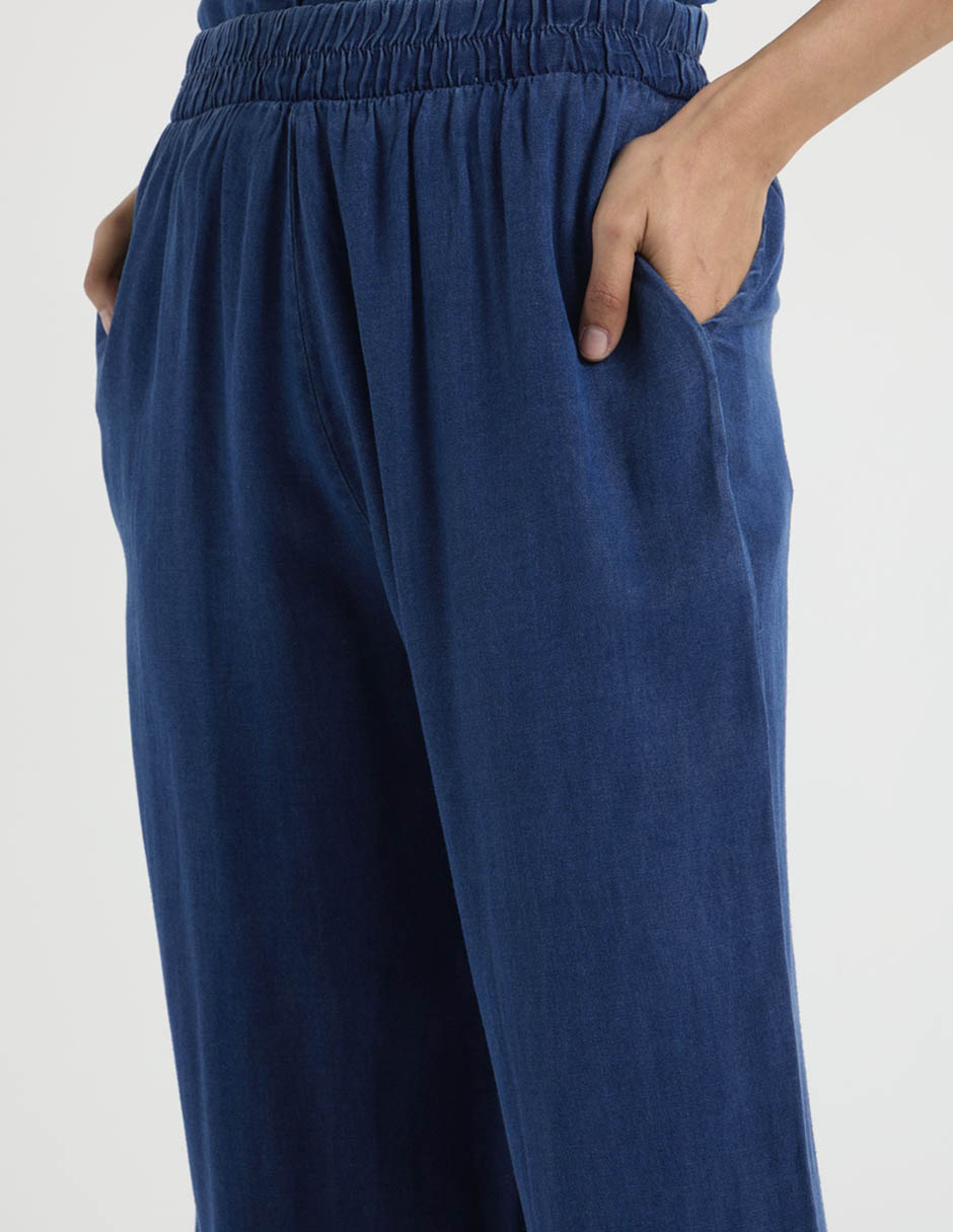 Pantalón easy pant wide leg para mujer 4