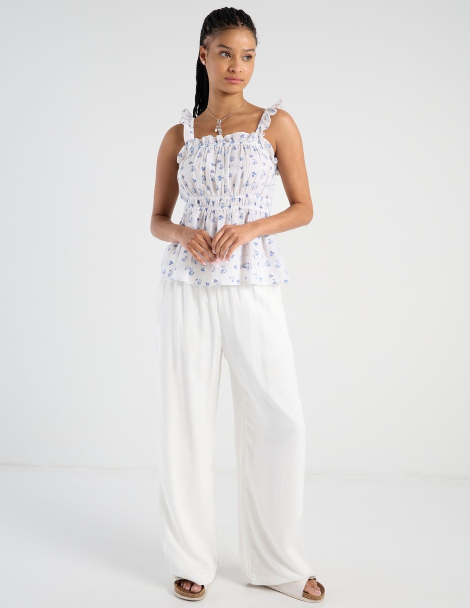 Pantalón relaxed wide leg para mujer 5