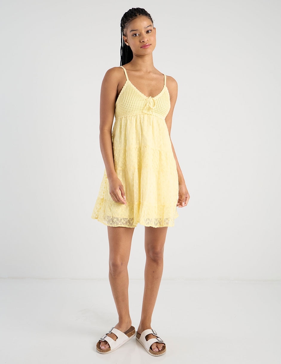Vestido mini casual Hollister para mujer