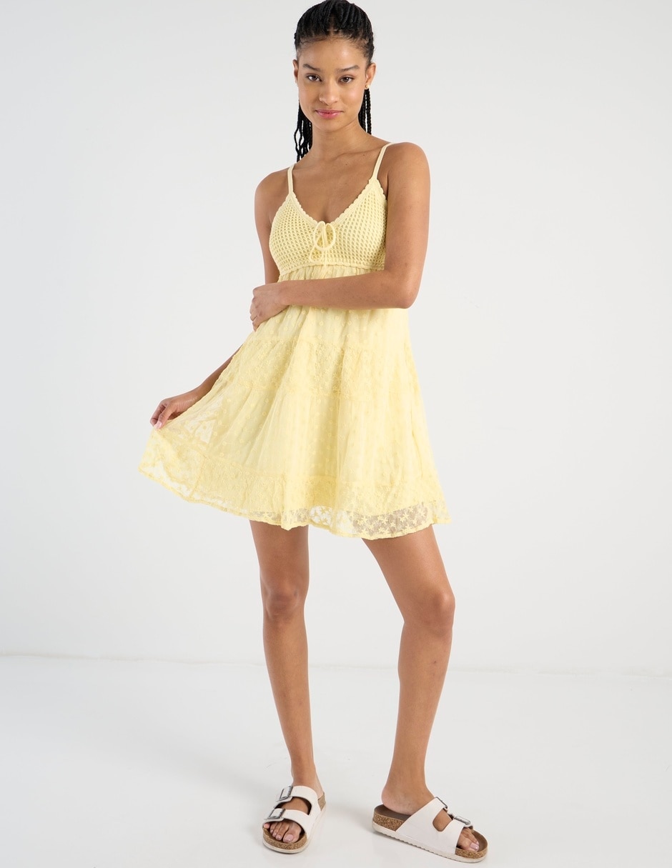 Vestido mini casual Hollister para mujer