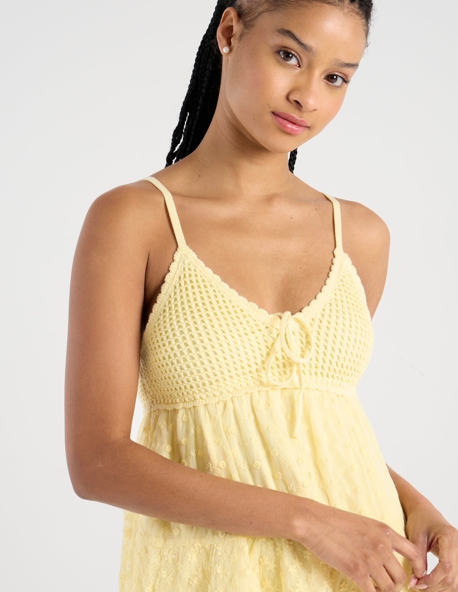 Vestido mini casual Hollister para mujer