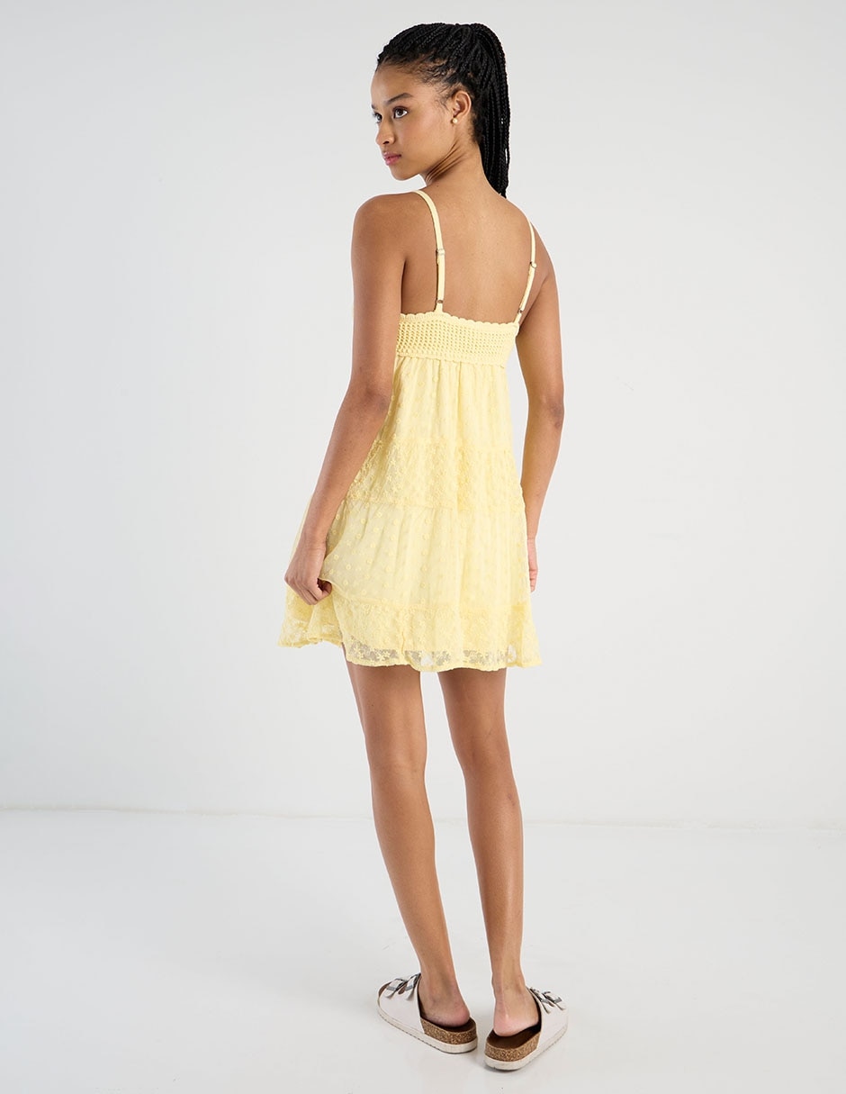 Vestido mini casual Hollister para mujer