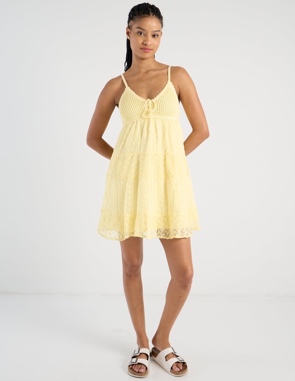 Vestido mini casual Hollister para mujer