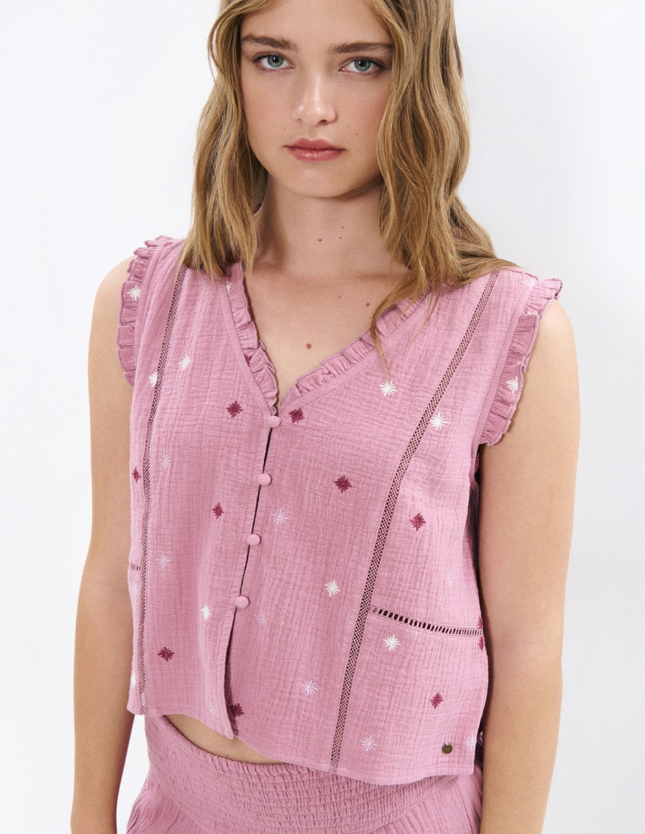 Blusa de tirantes para mujer 1