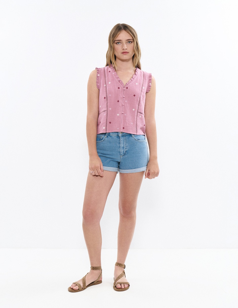 Blusa de tirantes para mujer 7