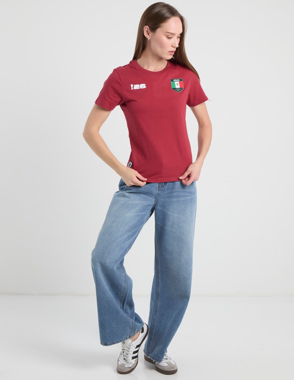 Playera manga corta FIFA México cuello redondo mujer 8