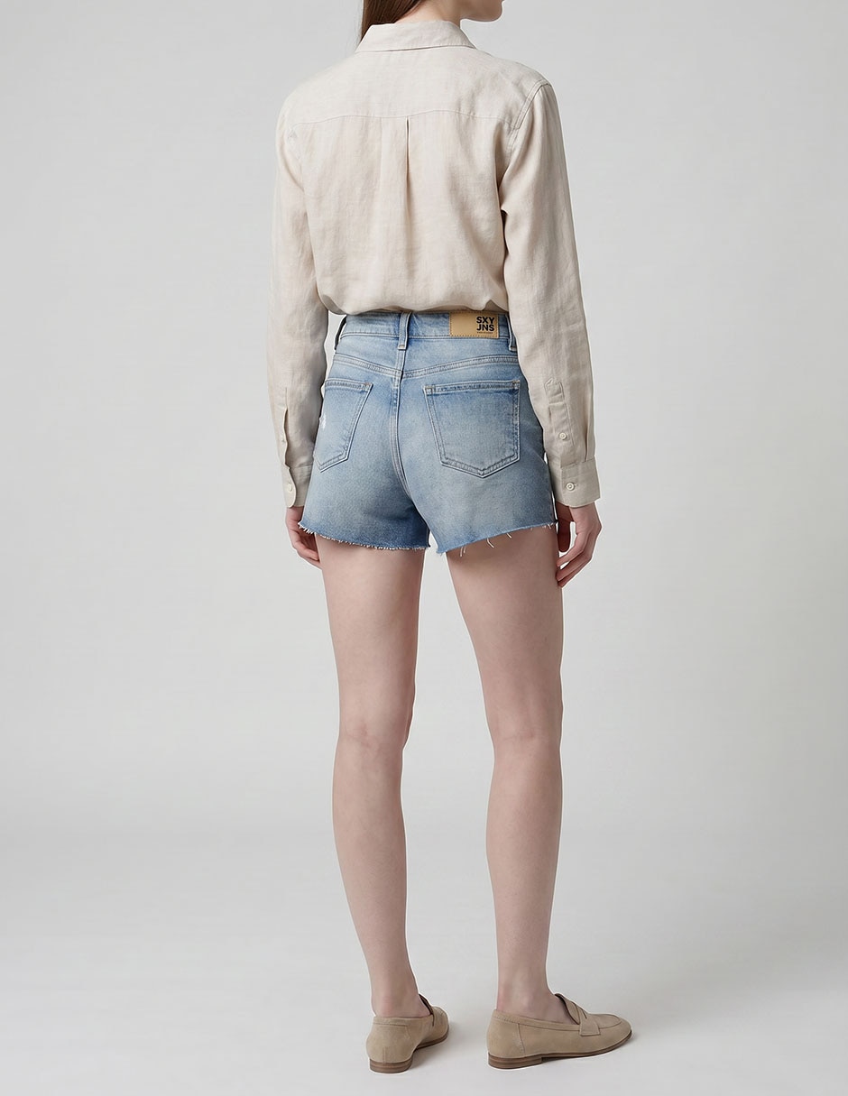 Short de mezclilla para mujer 4