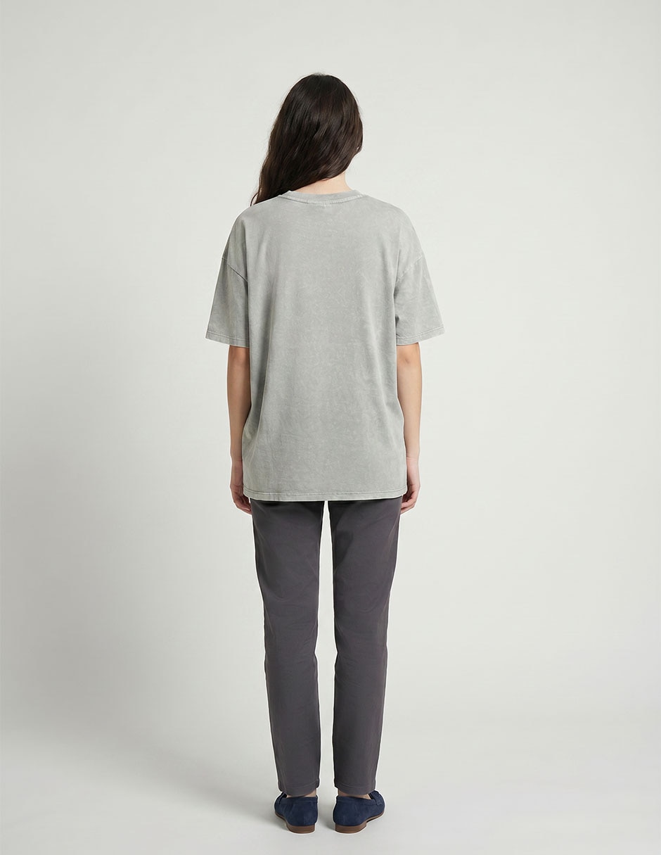 Playera manga corta Damas cuello redondo para mujer 2