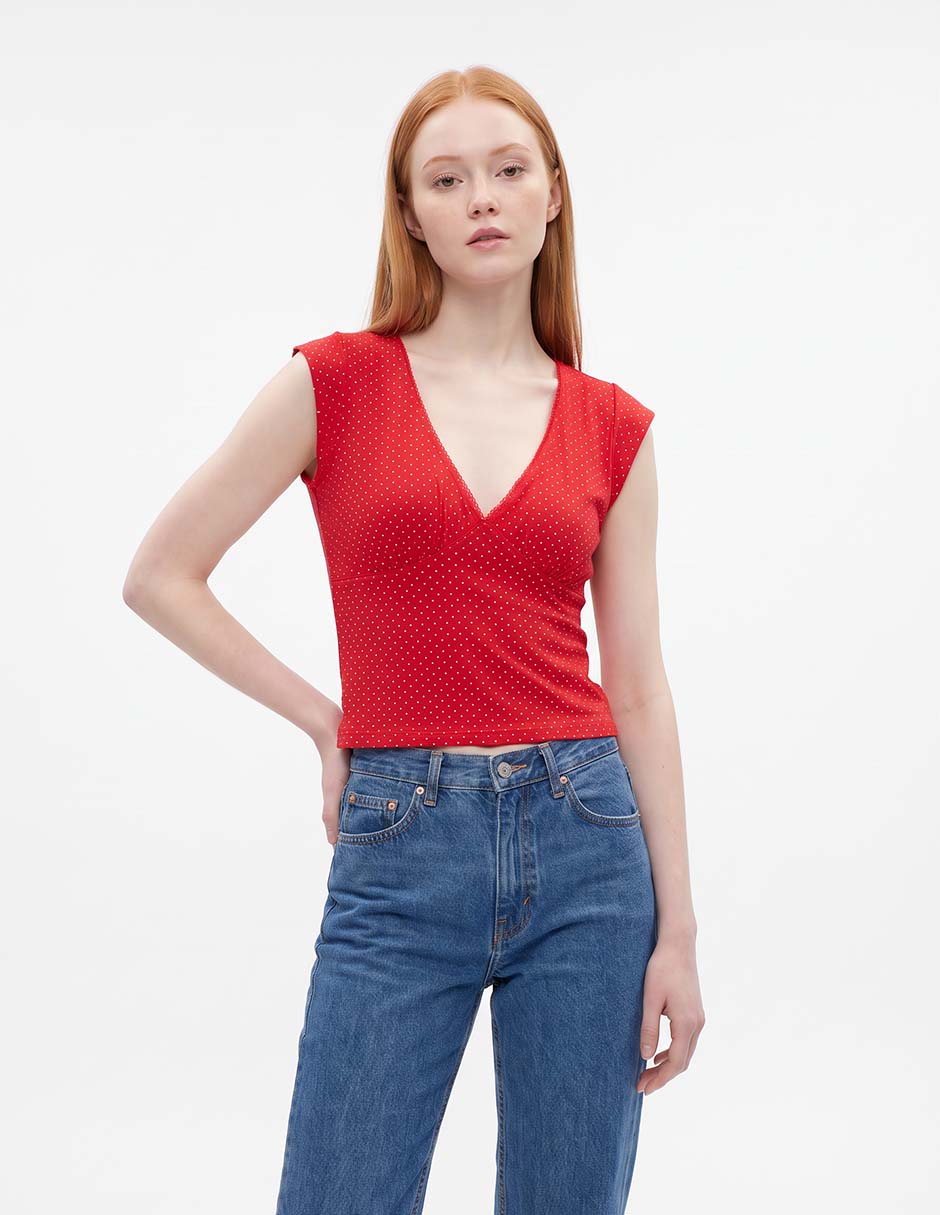 Top cuello V 3