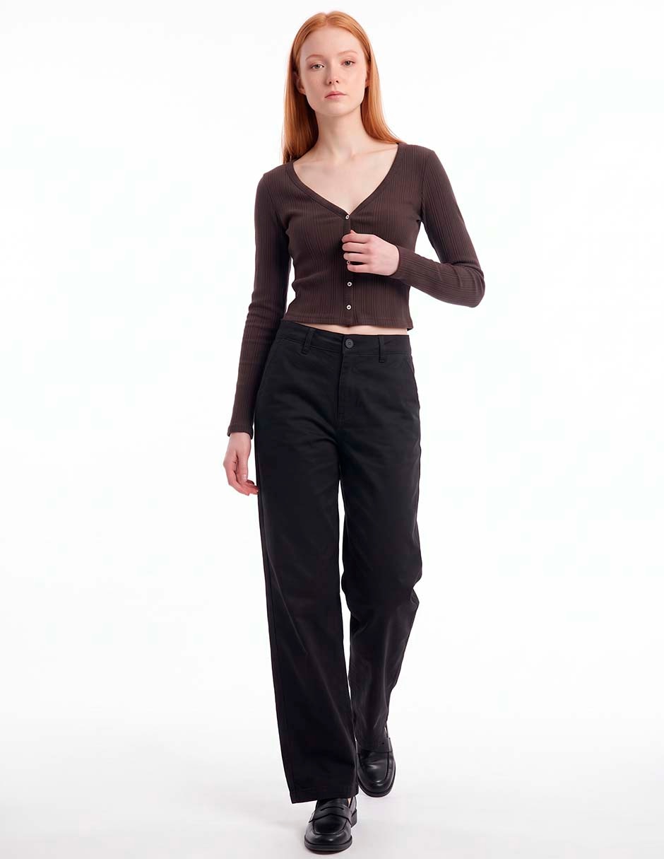 Suéter cuello redondo para mujer 4