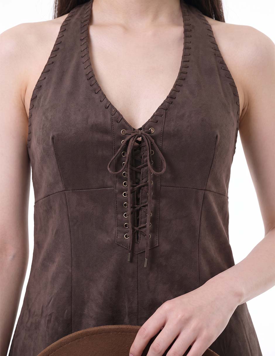 Vestido corto casual para mujer