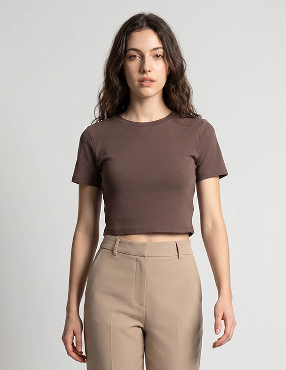 Playera manga corta para mujer 1